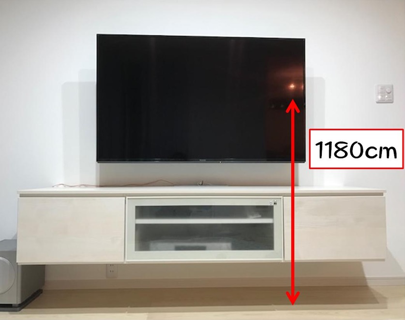 失敗しない 壁掛けテレビとテレビボードのおすすめの配置 Maru Log